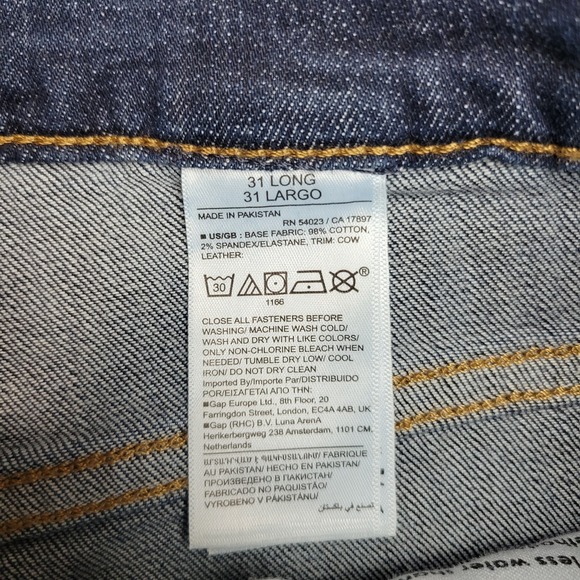 Banana Republic Jeans Womens 31L Blue Denim Dark Wash Streetwear The Flare Leg - Picture 13 of 13